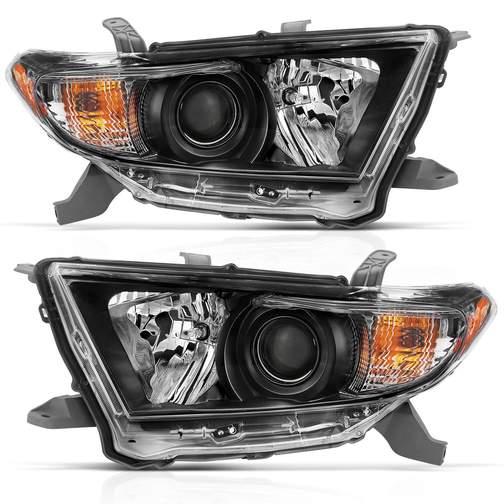 ANZO USA 111435 Projector Headlights for Select Toyota Highlander