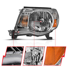 Load image into Gallery viewer, ANZO USA 111437 Crystal Headlights for Select Toyota Tacoma