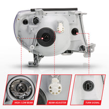Load image into Gallery viewer, ANZO USA 111437 Crystal Headlights for Select Toyota Tacoma
