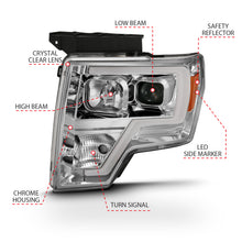 Load image into Gallery viewer, ANZO USA 111444 Projector Headlights for Select Ford F-150