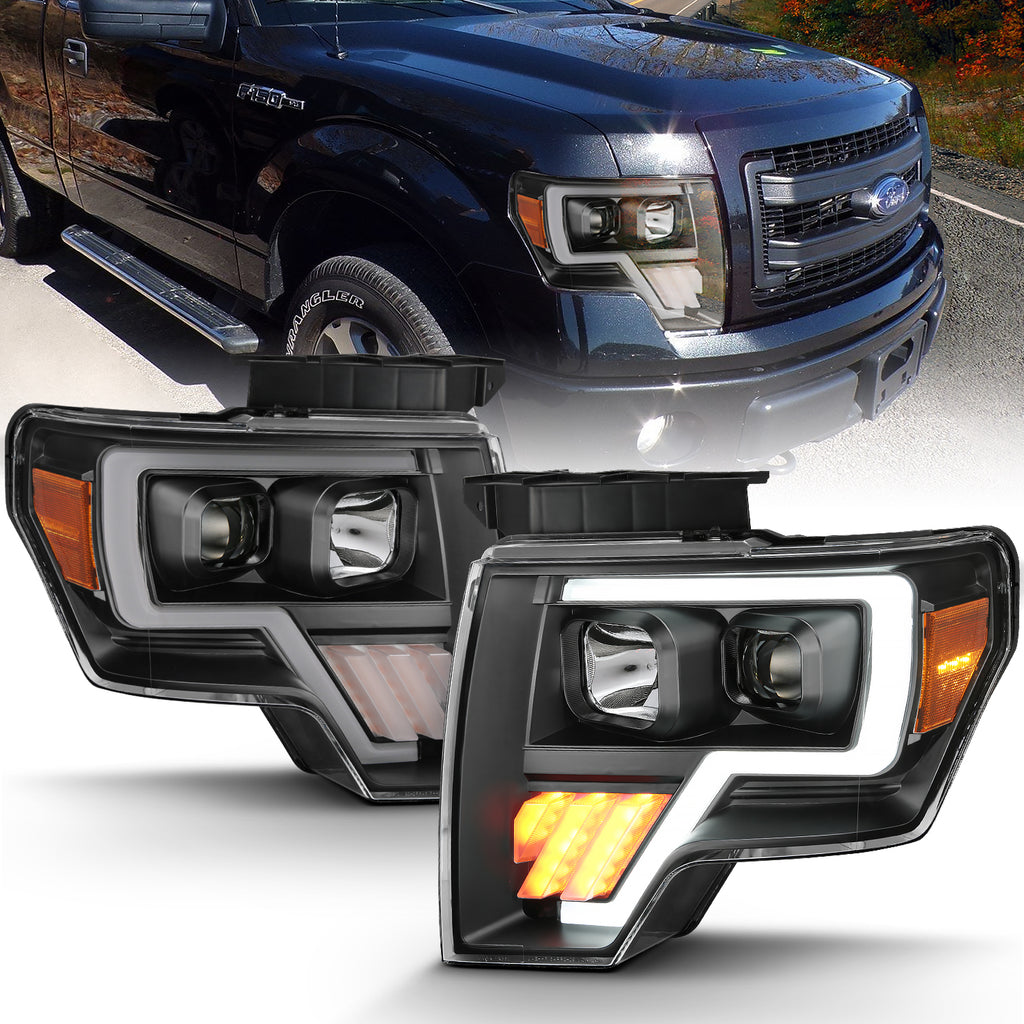 ANZO USA 111445 Projector Headlight for Select Ford F-150