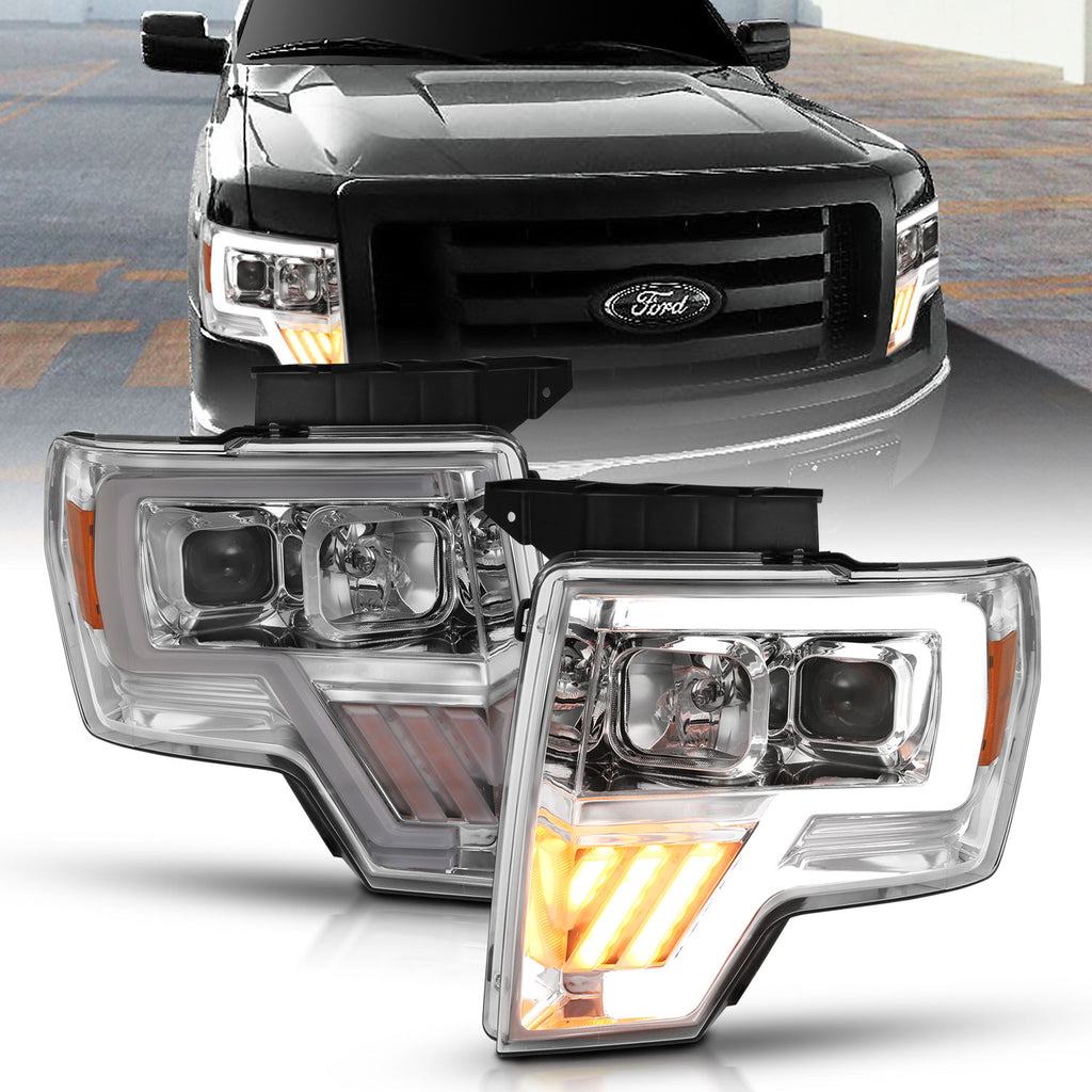 ANZO USA 111446 Projector Headlights for Select Ford F-150
