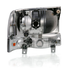 Load image into Gallery viewer, ANZO USA 111458 Crystal Headlight for Select Ford E-350 Super Duty, Ford E-450 Econoline Super Duty, Ford E-450 Super Duty, Ford E-550 Econoline Super Duty, Ford E-550 Super Duty, Ford Econoline Super Duty, Ford Excursion, Ford F-250 Super Duty, Ford