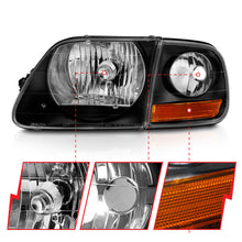 Load image into Gallery viewer, ANZO USA 111460 Crystal Headlight for Select Ford F-150