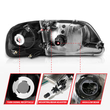 Load image into Gallery viewer, ANZO USA 111460 Crystal Headlight for Select Ford F-150