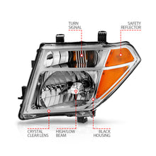 Load image into Gallery viewer, ANZO USA 111463 Crystal Headlight for Select Nissan Frontier, Nissan Pathfinder