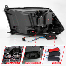 Load image into Gallery viewer, ANZO USA 111464 LED Projector Headlights for Select Dodge Ram 1500, Dodge Ram 2500, Dodge Ram 3500, Ram 1500, Ram Classic, Ram 2500, Ram