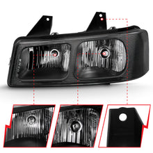 Load image into Gallery viewer, ANZO USA 111474 Crystal Headlights for Select Chevrolet Express 1500, Chevrolet Express 2500, Chevrolet Express 3500, GMC Savana 1500, GMC Savana 2500, GMC Savana