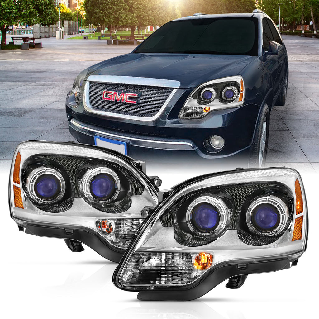 ANZO USA 111476 Crystal Headlights for Select GMC Acadia