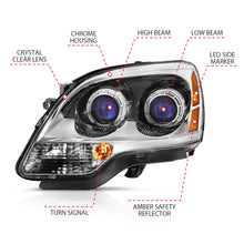Load image into Gallery viewer, ANZO USA 111476 Crystal Headlights for Select GMC Acadia