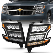 Load image into Gallery viewer, ANZO USA 111478 LED Crystal Headlights for Select Chevrolet Suburban, Chevrolet Tahoe