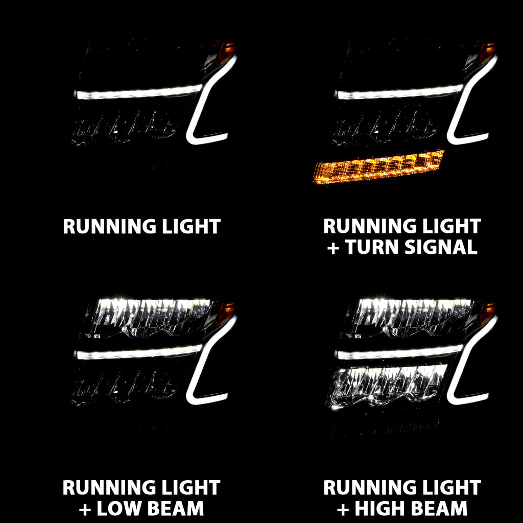 ANZO USA 111478 LED Crystal Headlights for Select Chevrolet Suburban, Chevrolet Tahoe