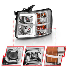 Load image into Gallery viewer, ANZO USA 111481 Projector Headlights for Select Chevrolet Silverado 1500, Chevrolet Silverado 2500, Chevrolet Silverado HD, Chevrolet Silverado 3500, Chevrolet Silverado HD