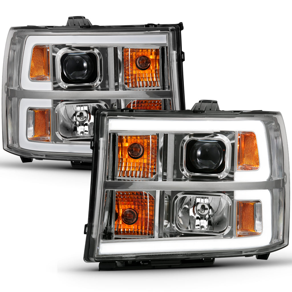 ANZO USA 111483 Projector Headlight for Select GMC Sierra 1500, GMC Sierra HD, GMC Sierra HD