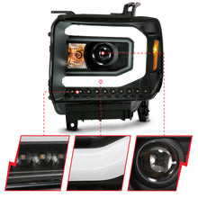 Load image into Gallery viewer, ANZO USA 111487 Projector Headlight for Select GMC Sierra, GMC Sierra 1500, GMC Sierra HD, GMC Sierra HD