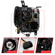 Load image into Gallery viewer, ANZO USA 111487 Projector Headlight for Select GMC Sierra, GMC Sierra 1500, GMC Sierra HD, GMC Sierra HD