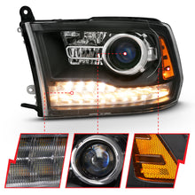 Load image into Gallery viewer, ANZO USA 111489 Projector Headlight for Select Dodge Ram 1500, Dodge Ram 2500, Dodge Ram 3500, Ram 1500, Ram Classic, Ram 2500, Ram