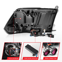Load image into Gallery viewer, ANZO USA 111489 Projector Headlight for Select Dodge Ram 1500, Dodge Ram 2500, Dodge Ram 3500, Ram 1500, Ram Classic, Ram 2500, Ram
