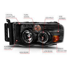 Load image into Gallery viewer, ANZO USA 111490 Projector Headlight for Select Dodge Ram 1500, Dodge Ram 2500, Dodge Ram