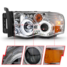 Load image into Gallery viewer, ANZO USA 111491 Projector Headlight for Select Dodge Ram 1500, Dodge Ram 2500, Dodge Ram
