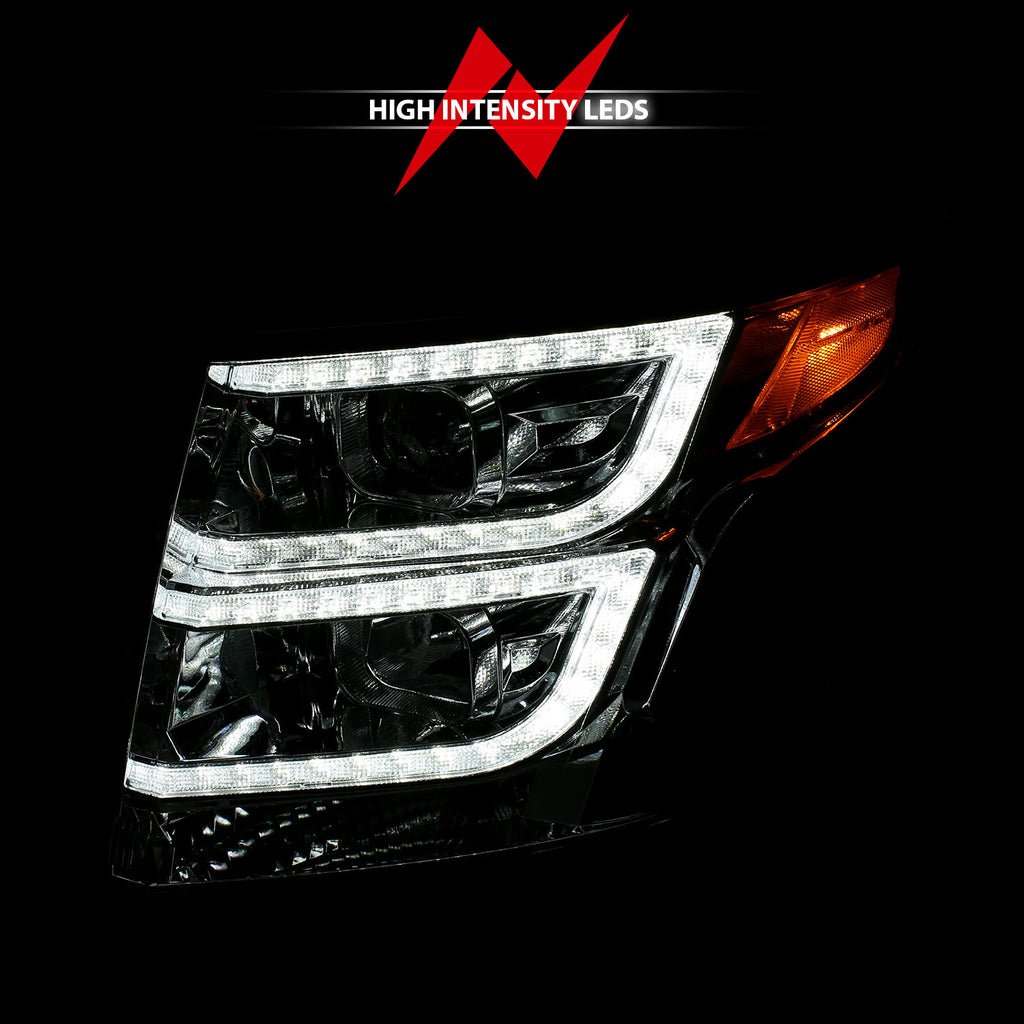 ANZO USA 111493 Projector Headlight for Select Chevrolet Suburban, Chevrolet Tahoe