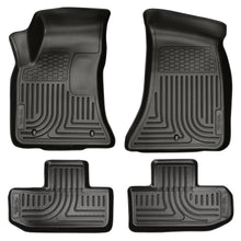 Load image into Gallery viewer, 1115-Challenger-Custom-Molded-Front2Nd-Seat-Weatherbeater-Floor-Liners-Black