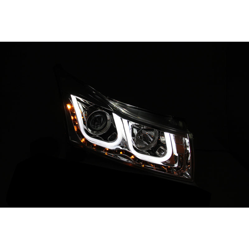 1115-Cruze-Projector-WUbar-Chrome-Clear-Headlights-DriverPassenger