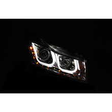 Load image into Gallery viewer, 1115-Cruze-Projector-WUbar-Chrome-Clear-Headlights-DriverPassenger