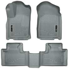 Load image into Gallery viewer, 1115-DurangoGrand-Cherokee-Weatherbeater-Front--2Nd-Seat-Floor-Liners-Grey