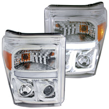 Load image into Gallery viewer, 1115-F250F350F450-Sd-Projector-Headlightschrome-Clear-DrivePass