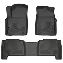 Load image into Gallery viewer, 1115-Qx56-Custom-Molded-Front2Nd-Seat-Floor-Liners-Weatherbeater-Black