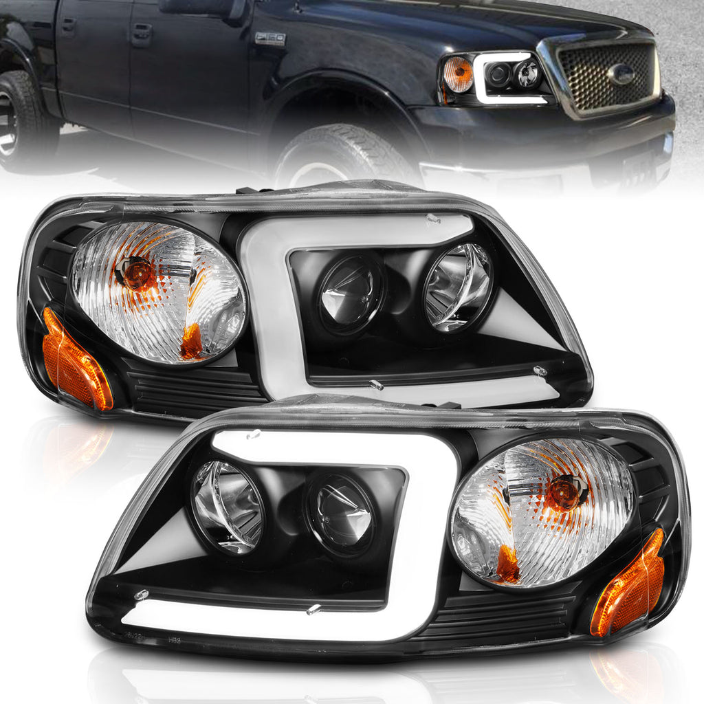 ANZO USA 111503 Crystal Headlight for Select Ford Expedition, Ford F-150, Ford F-150 Heritage, Ford F-250