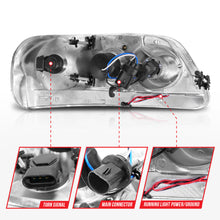 Load image into Gallery viewer, ANZO USA 111504 Crystal Headlight for Select Ford Expedition, Ford F-150, Ford F-150 Heritage, Ford F-250