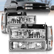 Load image into Gallery viewer, ANZO USA 111506 Crystal Headlight for Select Chevrolet Blazer, Chevrolet C1500, Chevrolet C1500 Suburban, Chevrolet C2500, Chevrolet C2500 Suburban, Chevrolet C3500, Chevrolet C3500HD, Chevrolet K1500, Chevrolet K1500 Suburban, Chevrolet K2500, Chevrolet
