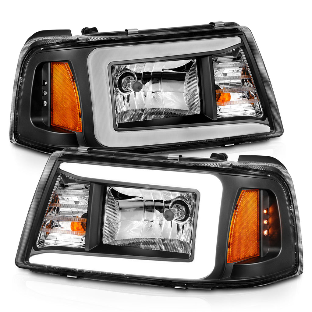 ANZO USA 111511 Crystal Headlight for Select Ford F-100 Ranger, Ford Ranger