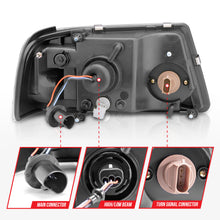 Load image into Gallery viewer, ANZO USA 111512 Crystal Headlight for Select Ford F-100 Ranger, Ford Ranger