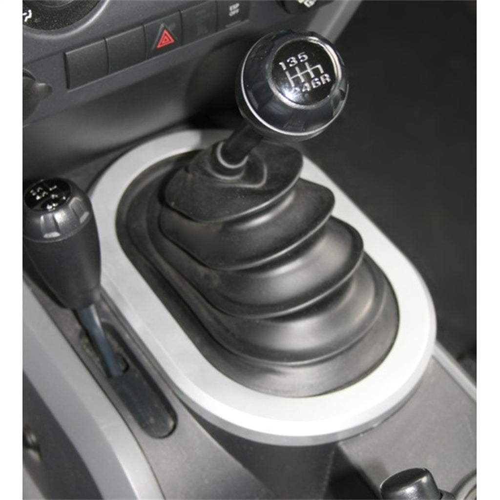 Rugged Ridge 11151.01 Man Trans Shifter Bezel Trim for Select Jeep Wrangler