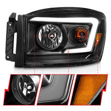 Load image into Gallery viewer, ANZO USA 111524 Crystal Headlight for Select Dodge Ram 1500, Dodge Ram 2500, Dodge Ram
