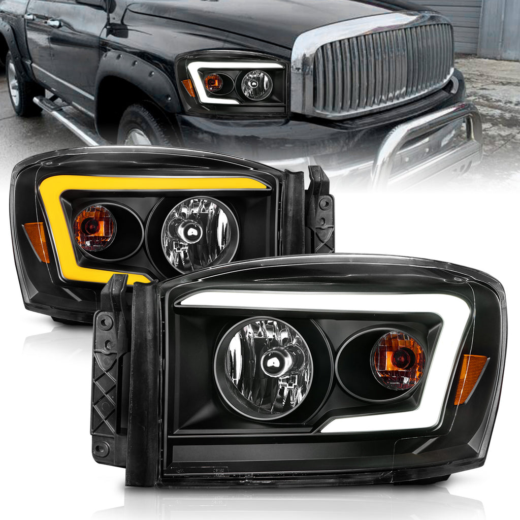 ANZO USA 111526 Crystal Headlight for Select Dodge Ram 1500, Dodge Ram 2500, Dodge Ram