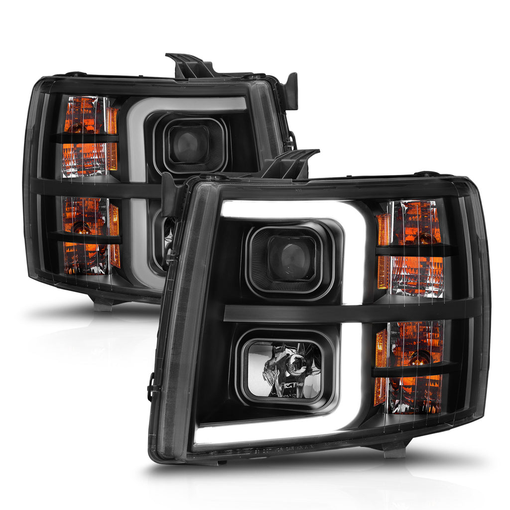 ANZO USA 111545 Projector Headlight for Select Chevrolet Silverado 1500, Chevrolet Silverado 2500, Chevrolet Silverado HD, Chevrolet Silverado 3500, Chevrolet Silverado HD