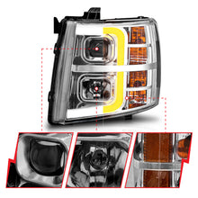 Load image into Gallery viewer, ANZO USA 111546 Projector Headlight for Select Chevrolet Silverado 1500, Chevrolet Silverado 2500, Chevrolet Silverado HD, Chevrolet Silverado 3500, Chevrolet Silverado HD