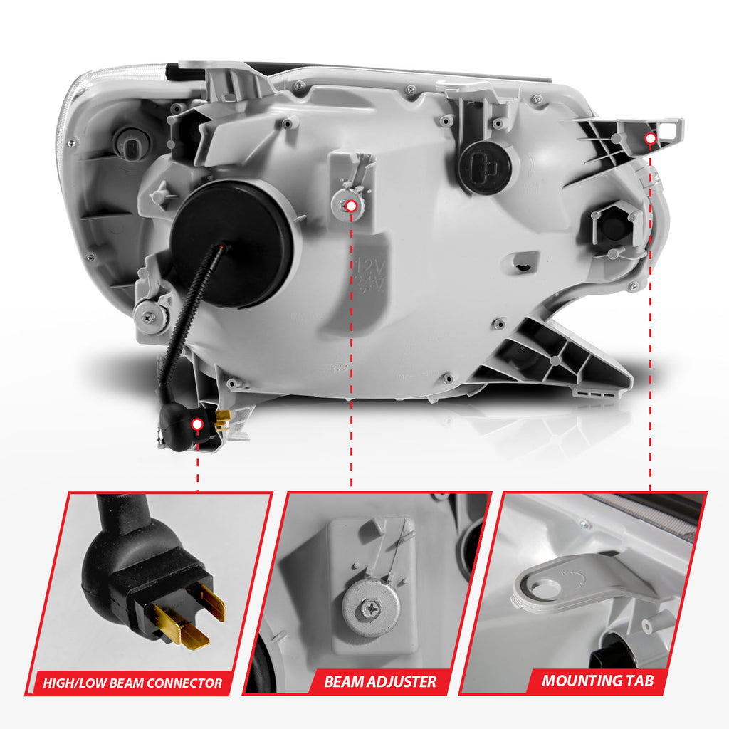 ANZO USA 111557 Projector Headlight for Select Toyota Tacoma
