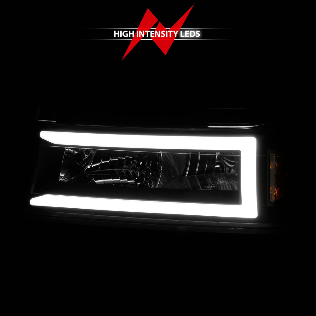 ANZO USA 111558 Crystal Headlight for Select Chevrolet Colorado, GMC Canyon, Isuzu i-280, Isuzu i-290, Isuzu i-350, Isuzu i-370