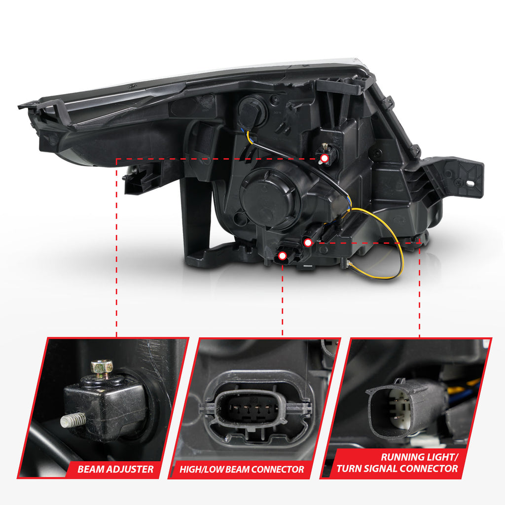 ANZO USA 111575 Projector Headlight for Select Ford Explorer