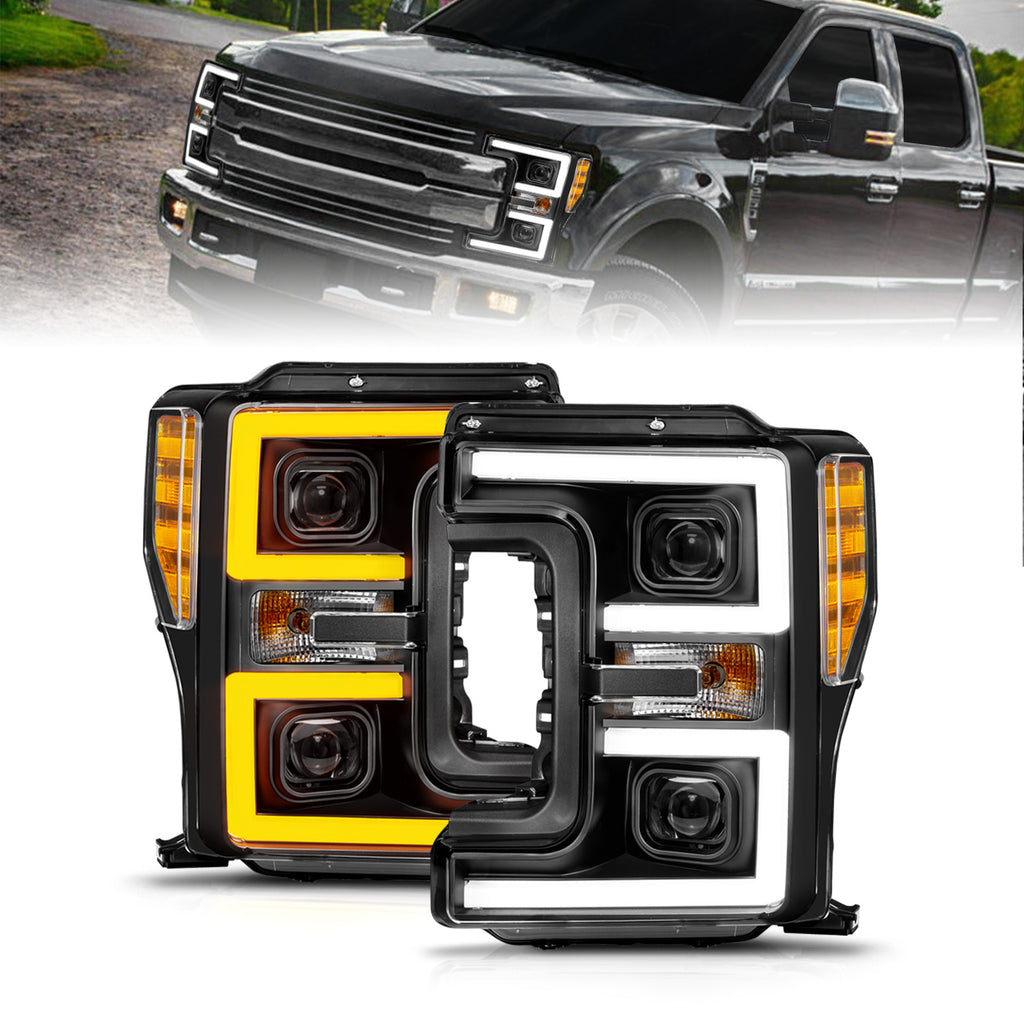 ANZO USA 111577 LED Projector Headlight for Select Ford F-250 Super Duty, Ford F-350 Super Duty