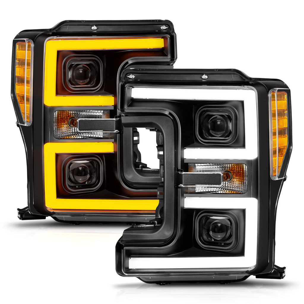 ANZO USA 111577 LED Projector Headlight for Select Ford F-250 Super Duty, Ford F-350 Super Duty
