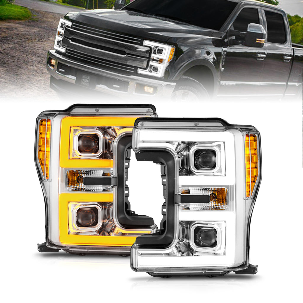 ANZO USA 111578 LED Projector Headlight for Select Ford F-250 Super Duty, Ford F-350 Super Duty