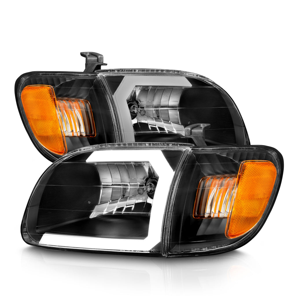 ANZO USA 111579 Crystal Headlight for Select Toyota Tundra