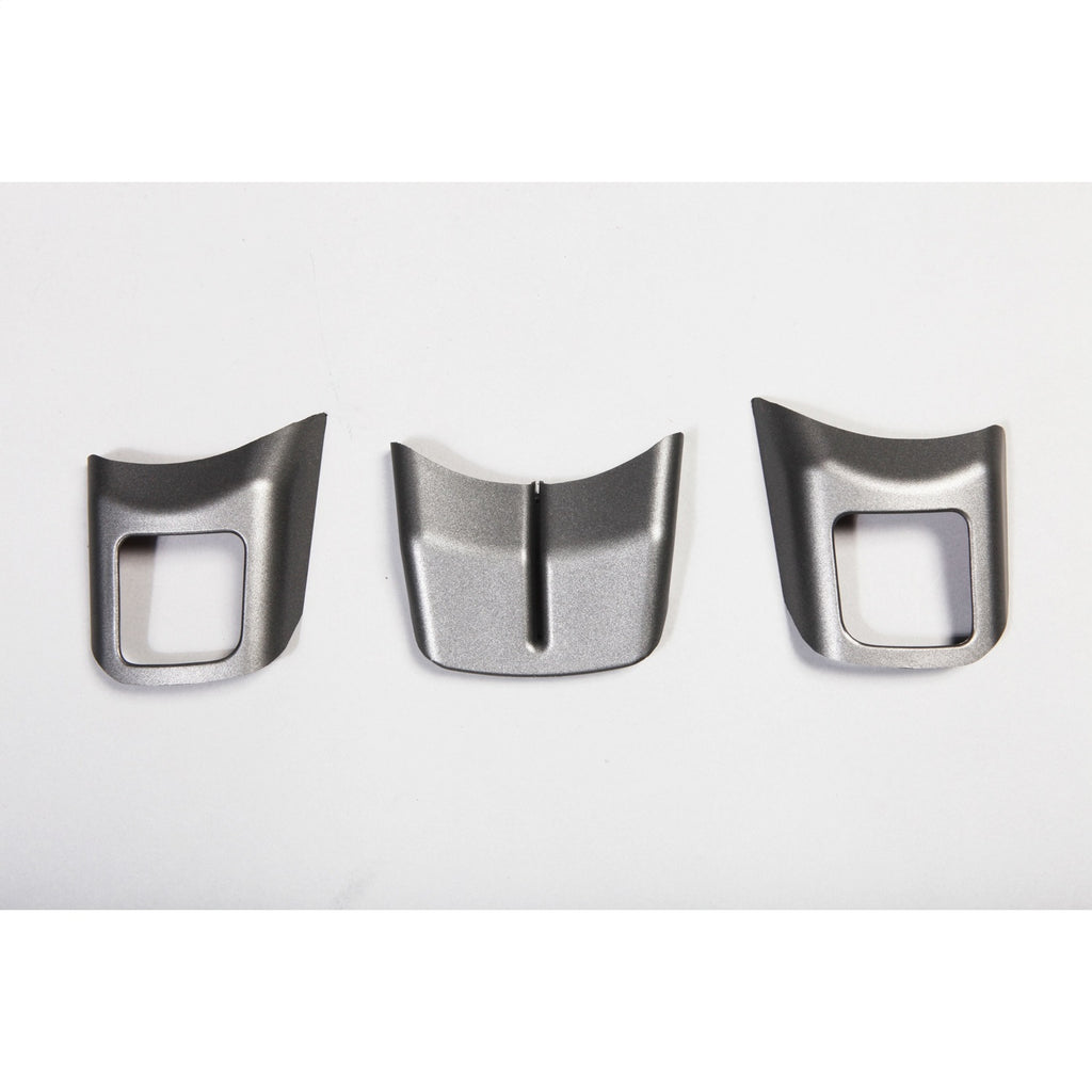 Rugged Ridge 11157.12 Steering Wheel Spoke Accents for Select Jeep Wrangler, Jeep Wrangler JK