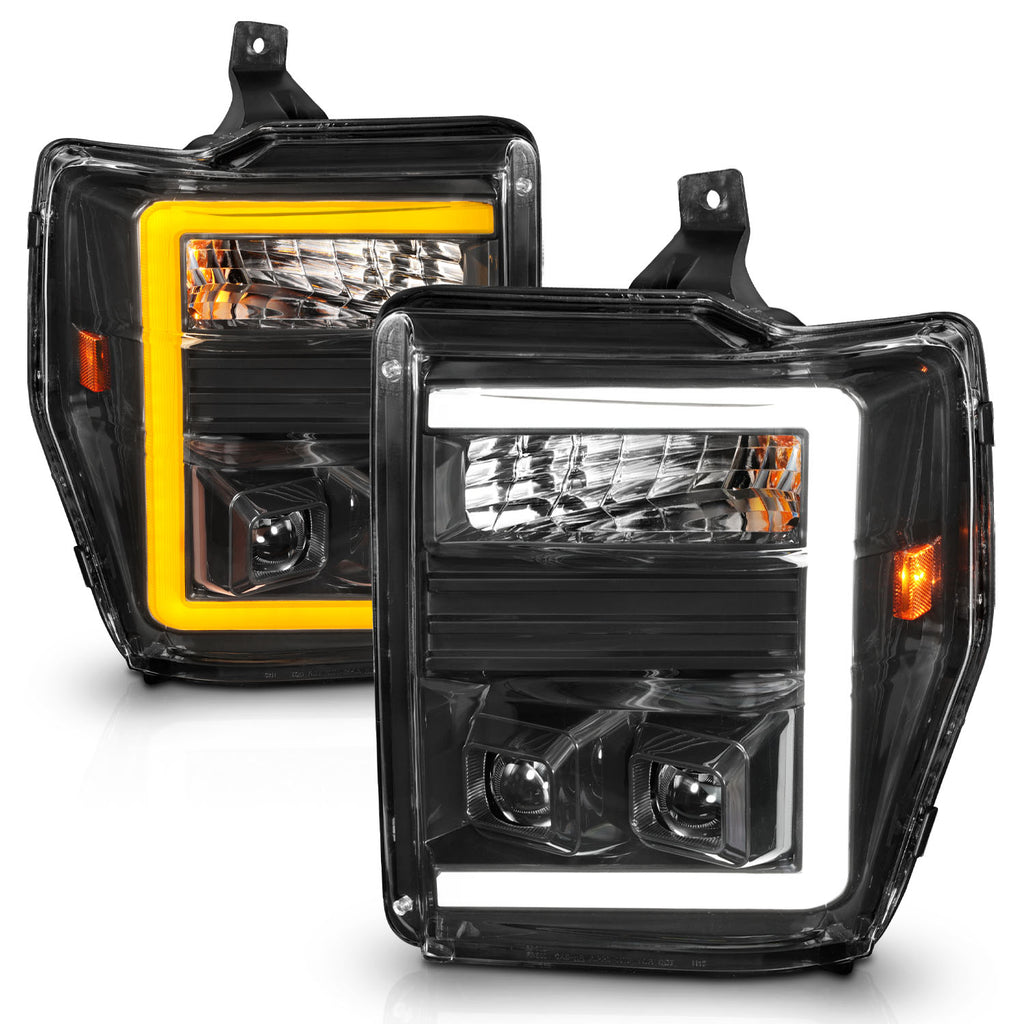 ANZO USA 111586 Projector Headlight for Select Ford F-250 Super Duty, Ford F-350 Super Duty, Ford F-450 Super Duty, Ford F-550 Super Duty